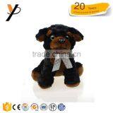 Wholesale Brown White Black Dog Plush Toys Dog Toys With Scarf thumbnail-2