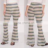 Bangkok Style Lady Wave Effect Skinny Flare Pants OEM Service thumbnail-6