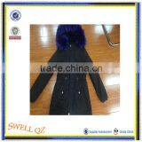 Women Winter Warm Long Coat Cotton Jacket With Fur Hood Stocklots thumbnail-4