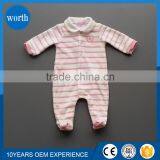 Yarn Dyed Velvet Romper for Baby, Baby Winter Romper thumbnail-1