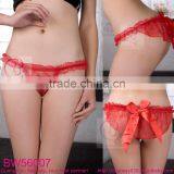 Sex Photo of Red G-string Back Satin Bow G-string in Apparel thumbnail-1