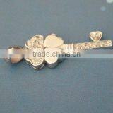 Silver Key Pendant thumbnail-1