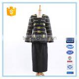 Fashion Polyester 2 Pcs Embroidery Skirt Suits With Lining thumbnail-1