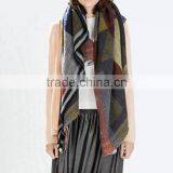 British Wind Spring Model Women Scarf Joint Colors Imitated Cashmere Material 135*145cm Female Cappa thumbnail-5