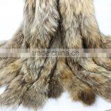 BBG-H-10 Wholesale Real Fur Hood Trim / Detachable Raccoon Fur Collar thumbnail-5
