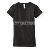 Wholesale Price Fashion Scoop Neck Custom Design Blank Cotton Women t Shirt thumbnail-2