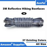 Mountaineering Reflective Boot Shoelace Outdoor Sports Hunting Sneakers Vintage Shoelaces All sizes Amazon Supplier
