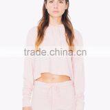 2016 New Arrival Long Sleeve Best Selling Cropped Top Hoodie Women Fashion Gym Hoodie thumbnail-1