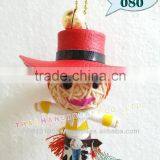 Handmade Keychains Keyrings Voodoo Doll String Accessories Bag Gifts thumbnail-1