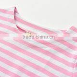 Wholesale Navy Style Soft Girl Stripe T-shirt Kids Export Clothing thumbnail-3