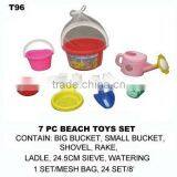 7pc BEACH PLAY SAND TOYS SET thumbnail-1
