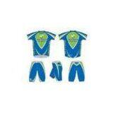 Short-Sleeved Pro Active Wear Cycling Jersey With Shorts Cooldry Full Front Zip thumbnail-1