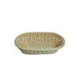 Eco-Friendly Handweaved Poly Rattan Oval Bread Basket For Kitchen thumbnail-1
