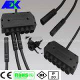 6 Way Splitter DC Extension Plug Female Cable Junction Boxes for Halloween Holiday Decoration Lightings thumbnail-3