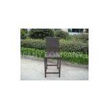 Resin Wicker Patio Furniture , Waterproof Garden Table And Chairs