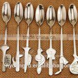 High Quality Stainless Steel Coffee Spoon /harz Music Note Stainless Steel Tea Spoon /fancy Dessert Spoon Tableware