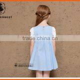 2016 New Arrival Girls Cotton Dress With White Dot thumbnail-3