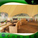 China Manufacturing Waterproof Alloy Beach Star Shaped Hotel Tent, Star Tent for Sale thumbnail-3