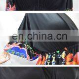 6028# Wholesale Black With Floral Print Maxi Bohemian Long Frog Dress Beach Plus Size Women Clothing thumbnail-3