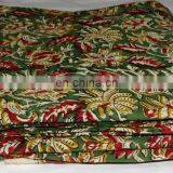 Indian Natural Hand Block Printed Fabric Handmade Cotton Sanganeri Print thumbnail-4