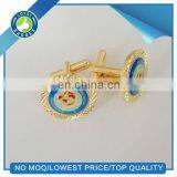 Fashion Custom Gold Cufflinks thumbnail-1