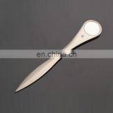 Round Printed Logo Metal Stick Book Page Marker With Crystal thumbnail-1