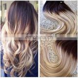 20pcs 55cm pure remy tape hair double drawn hair thick ends bayalage color