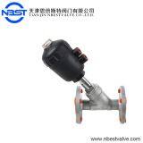 Ss304 Flange End Pneumatic Angle Seat Valve for Steam thumbnail-2