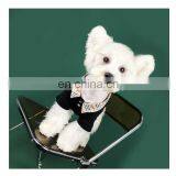 Суммерный тонкий футболка для собак, поло-рубашка для питомцев, одежда для питомцев Корги, Тедди, Шнауцера, Померанца thumbnail-5