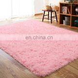 Living Room Soft Pink Polyester Rugs Shaggy Carpet thumbnail-2