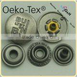 Lead-free and Nieckel-free Custom Clothes Zinc Alloy Metal Snap Buttons