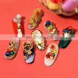 Superior quality Mixed Jewelry Diamond Ornaments 3d Alloy Nail Accessories