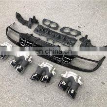 FOR BENZ C Class Coupe Change to C43 AMG DIFFUSER WITH EXHAUST PIPES thumbnail-5