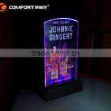 Wholesale Acrylic Menu Display With Led Light thumbnail-2