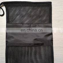 Customs Size and Logo Printing Nylon Black Mesh Bag thumbnail-1