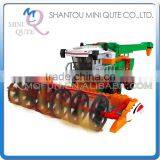 Mini Qute DIY Farm Farmer Transport Harvesting Implements Vehicle Action Figure Plastic Building Block Educational Toy NO.28703
