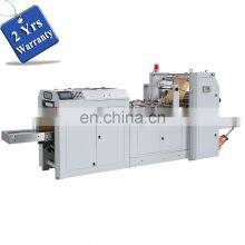 HSD700 CE Certificate Approved High Speed Automatic Sharp Flat V Bottom Khaki Satchel Paper Bag Making Machine