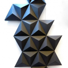 Aluminum 3D Hyperbolic Decorative Panel, Suitable for Indoor and Outdoor Decoration thumbnail-2