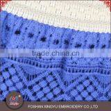 New Design Promotional Soft Latest Fashion Blue Knit Lace Crochet Lace Skirt for Women in Stock thumbnail-2