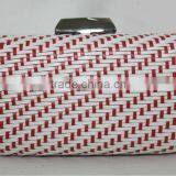 2014 High Quality New Arrival colorful weave evening bag weave evening bag