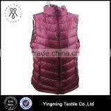 Women Foldable Ultralight Down Vest thumbnail-1