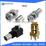 Right Angle PCB Mount BNC Connector Edge Mount RF Connectors