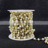 $4/meter by Trade Assurance- Yellow Green Citrine Topaz Crystal Quartz Beaded Chains for Necklace thumbnail-6