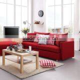 Hot Selling Top Quality Red or Blue Color Fancy Fabric Sofa Bed thumbnail-1