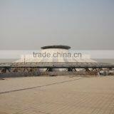 Guangzhou Supplier UV Resistance Cable Net Tension Membrane Structure Summerhouse With Permanent PTFE Coated Fiber Glass Fabric thumbnail-4