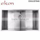18 Gauge Undermount Handmade Stainless Steel Single Bowl Kitchen Sinks thumbnail-3