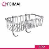 Bathroom Fittings Bath Caddy Shower Shelf Shampoo Storage With Hook thumbnail-1