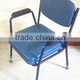 PU armrest pad commode chair adjustable height hospital chair for elderly