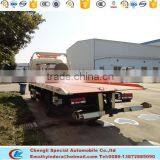 DFAC 4*2 China Pickup Automatic Flatbed Road Wrecker Flated Truck Dongfeng thumbnail-3