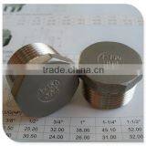 150# Cast 316 BSPT Tapered Thread Plug Pipe Fitting
